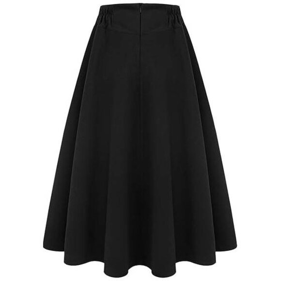 NWT IDEALSANXUN Women’s A-line Long Skirt Size S - Picture 2 of 3